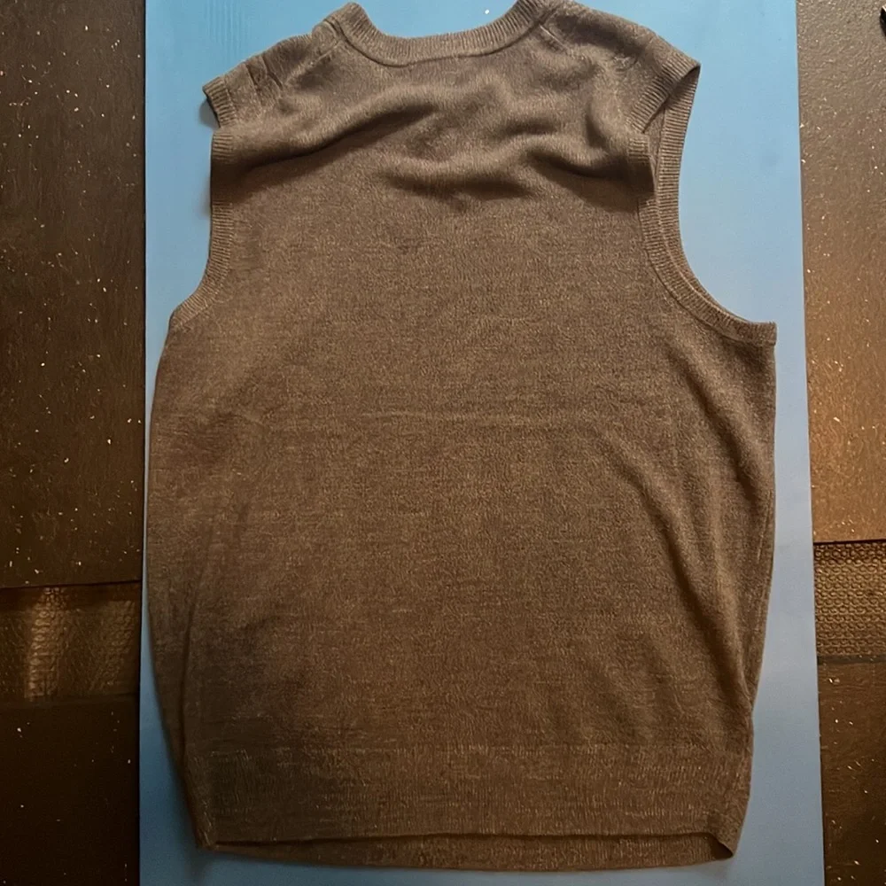 Dockers Men's V-Neck Sweater - Dark Gray - Picture 5 of 5